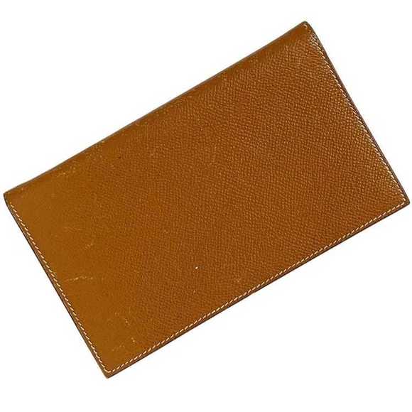 Hermes Planner Cover Agenda Vision 2 Brown ec-20201 Leather Togo □H Stamp HER... - Picture 1 of 11